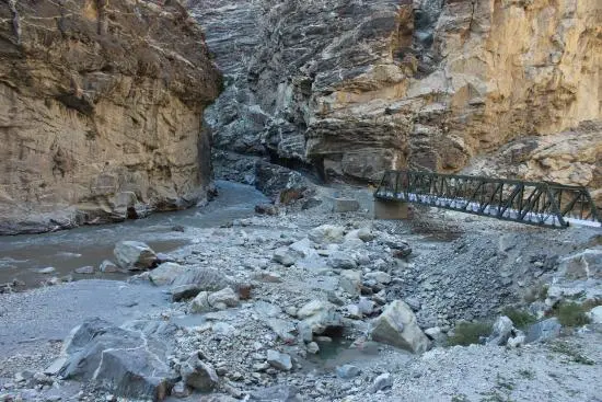 khab bridge in kinnaur