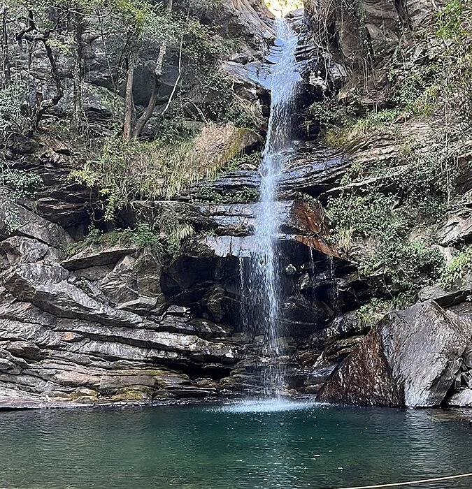 Bhalugarh Waterfall in Nainital