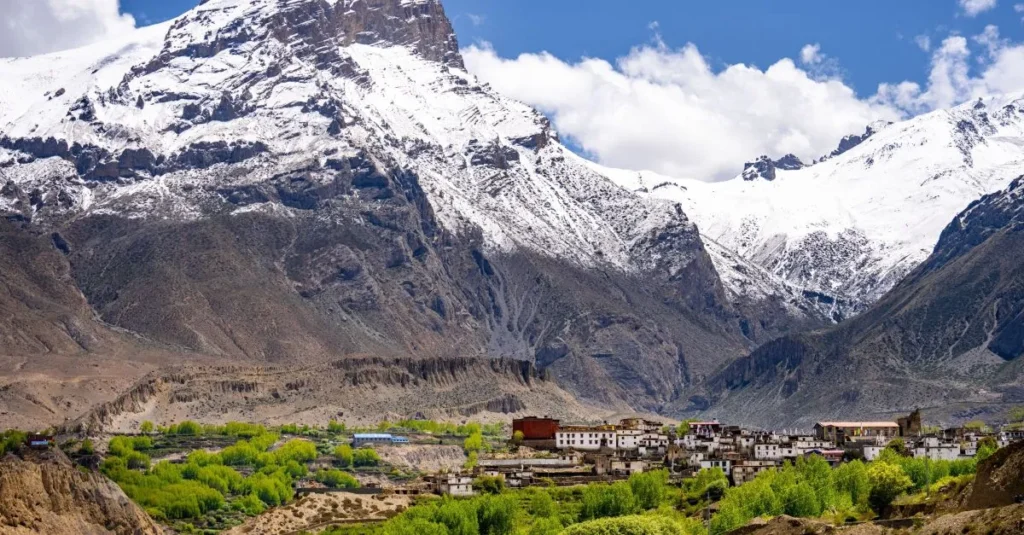 Mustang valley in Nepal
