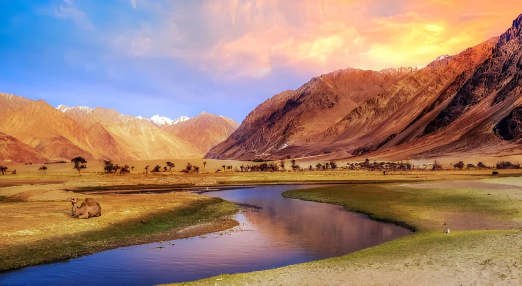 Nubra valley in Ladakh