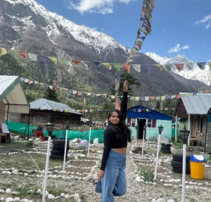 Rakcham village from Kalpa